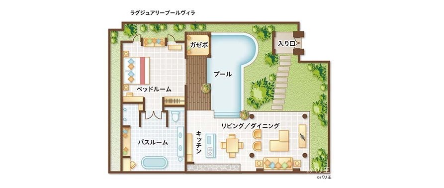 ヴィラ アイル バリ 1ベッドルームラグジュアリープールヴィラ